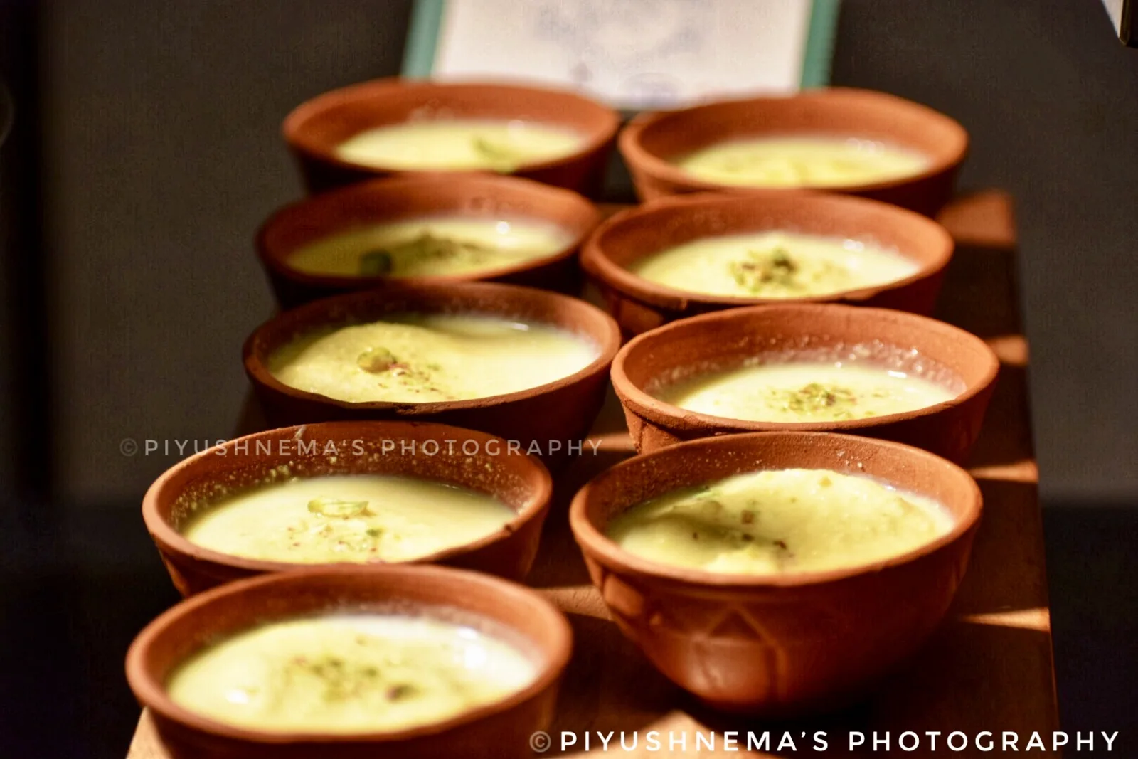 Kulhad kesar phirni, set of six — photography by Nemora