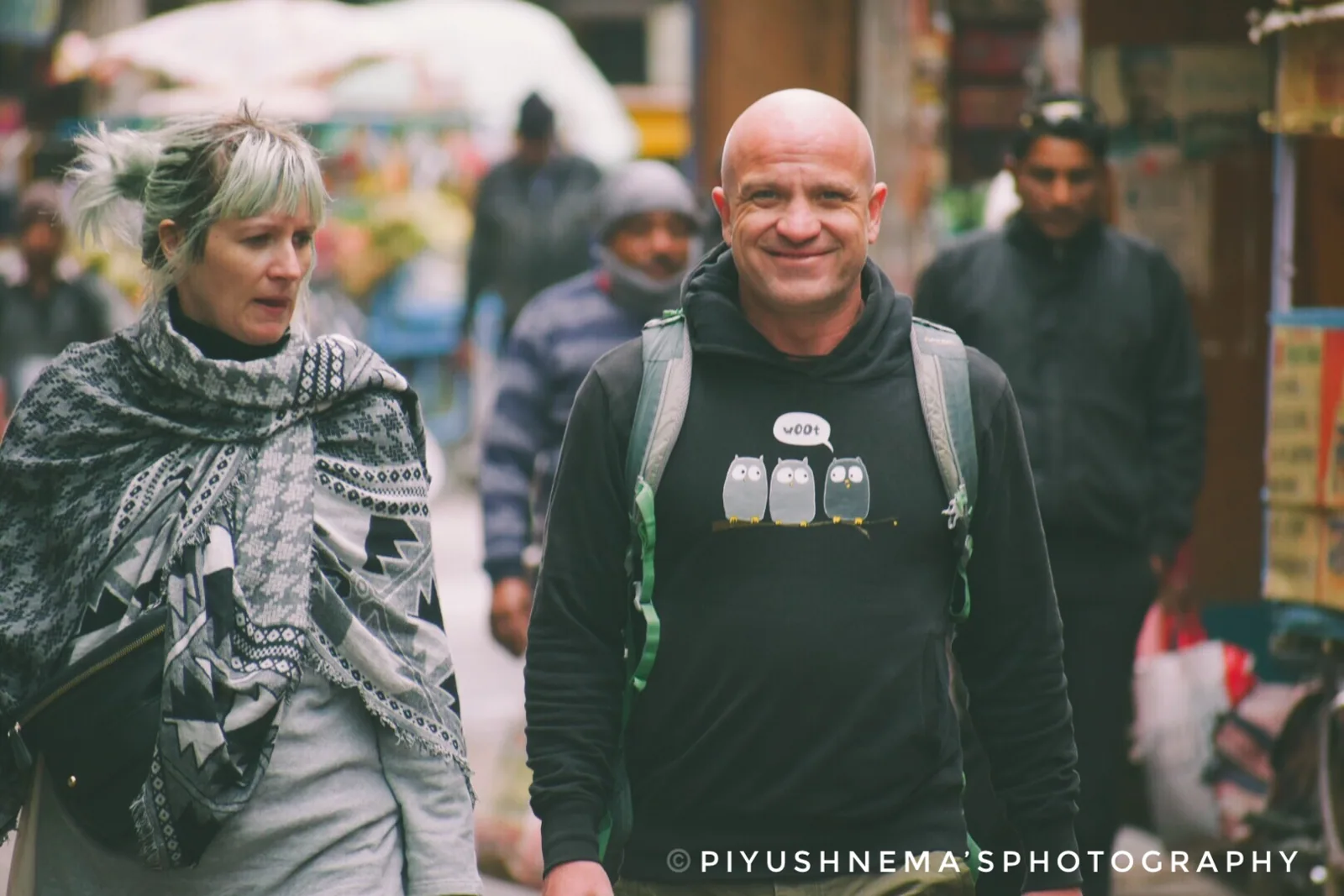 Walking the market, morning light — photography by Nemora
