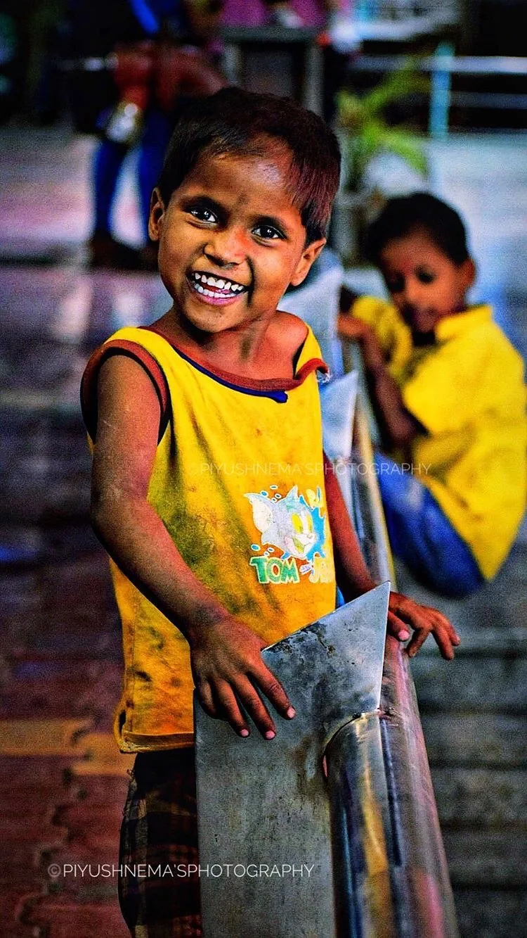 Two children at play, Lucknow — photography by Nemora